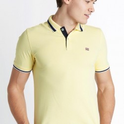Sublimation Polo T-Shirt (Light Yellow)