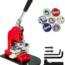 Badge Making Machine With Cutter