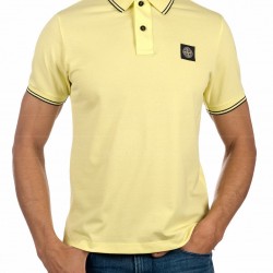 Sublimation Polo T-Shirt (Light Yellow)