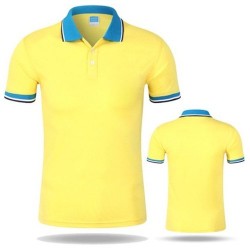 SUBLIMATION POLO T-SHIRT (Yellow)